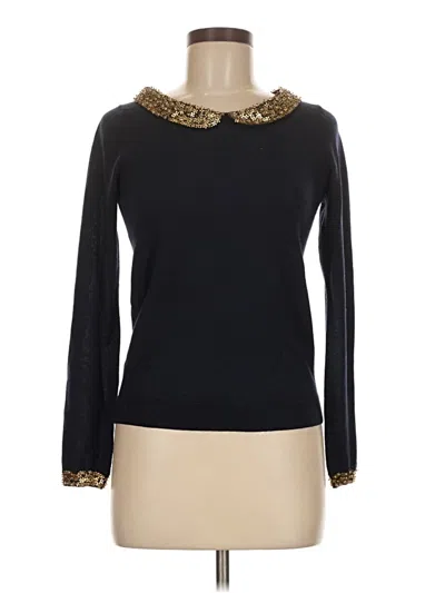 Pre-owned Boden Wool Pullover Sweater In Black