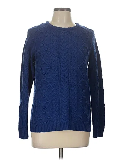 Pre-owned Boden Wool Pullover Sweater In Blue