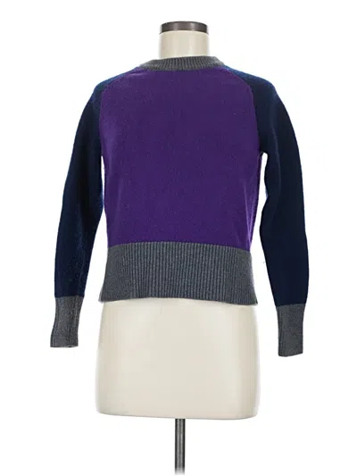 Pre-owned Boden Wool Pullover Sweater In Purple