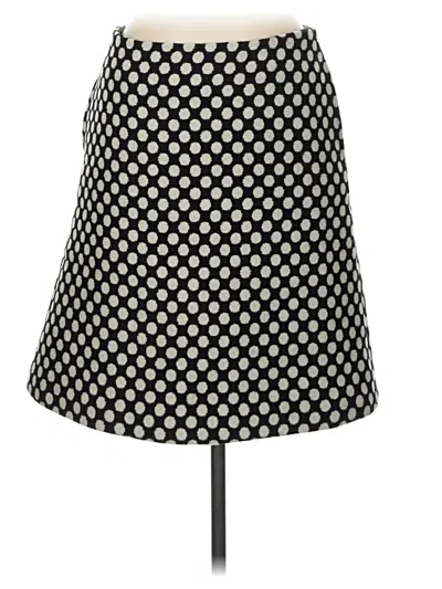 Pre-owned Boden Wool Skirt In Black
