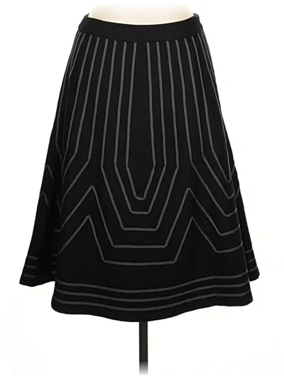 Pre-owned Boden Wool Skirt In Black