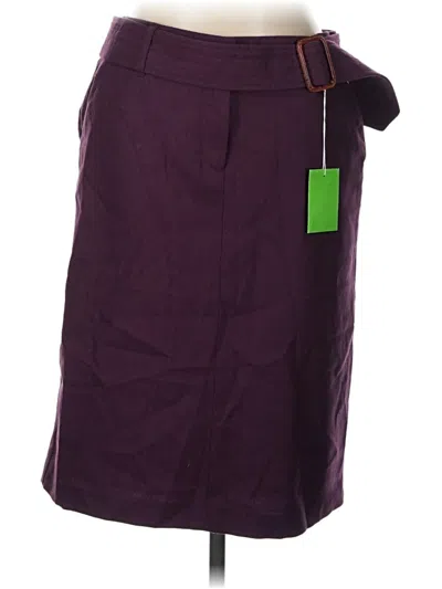 Boden Wool Skirt In Purple
