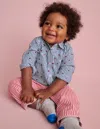 Boden Woven Shirt Bodyticking Confetti Heart Boys