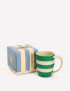 Boden X Cornishware Mug Green  In Green