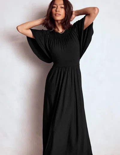 Boden Maxikleid Mit Passe-schwarz In Black