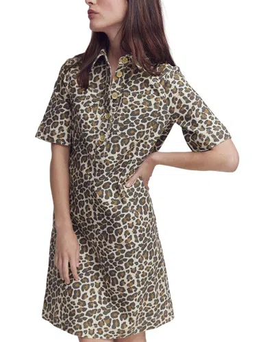 Boden Zia Pocket Shift Dress In Animal Print