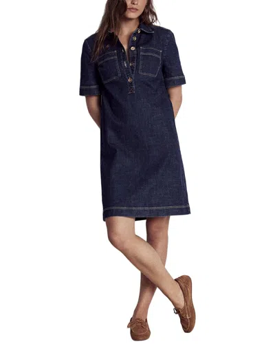 Boden Zia Pocket Shift Dress In Blue