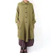Bodil Button Up Knit Coat In Matcha