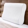 Bodipedic Adjustable Contour Memory Foam Bed Pillow In White
