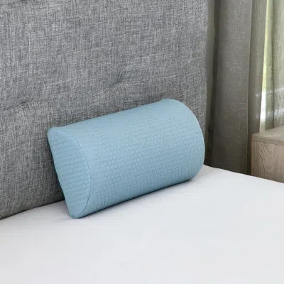 Bodipedic Any Position Support Memory Foam Accessory Pillow In Slate Gray