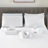 Bodipedic Home 12 Piece Epic Bedding Bundle In White