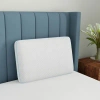 Bodipedic Memory Foam Medium Support Gusseted Pillow In White