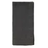 Bodrum Linens Amalfi Napkins, Set/4 In Charcoal