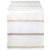 Bodrum Linens Metallic Band Runner In Gold