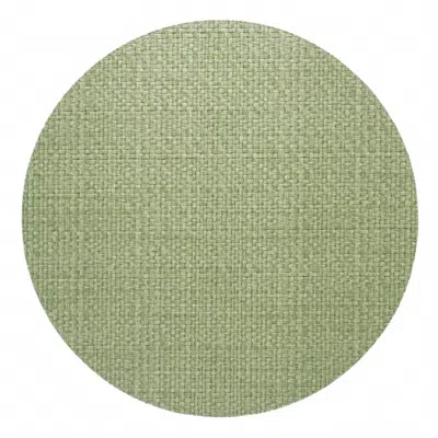 Bodrum Linens Wicker 15" Round Mats - Set Of 4 In Fern In Green