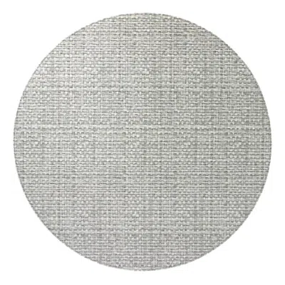 Bodrum Linens Wicker 15" Round Mats - Set Of 4 In Pebble In Gray