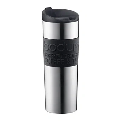 Bodum Bistro 15 oz Stainless Steel Travel Mug In Black