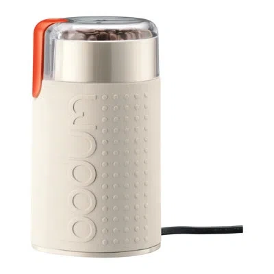 Bodum Bistro Electric Blade Coffee Grinder In Off White