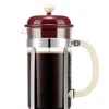 Bodum Caffettiera French Press Coffee Maker Cranberry In Brown