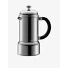 Bodum Chrome Chambord Espresso Stove Top 3 Cup In Silver