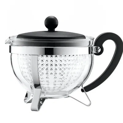 Bodum Chambord Glass Teapot In Black