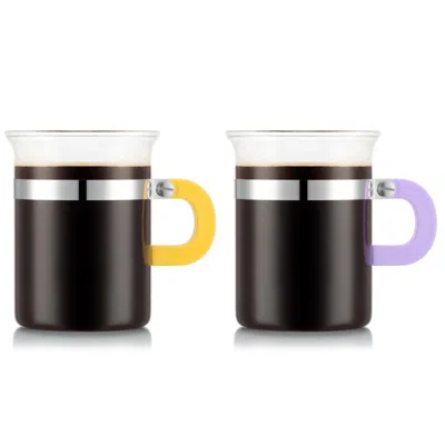 Bodum Chambord Two Pcs Tea Glass In Black