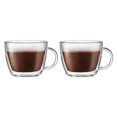 Bodum Double Walled Cappuccino Cup In Clear