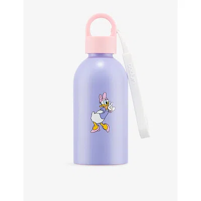 Bodum Lilac Pink Melior Mickey Mouse Vacuum Double-wall Stainless-steel Bottle In Purple