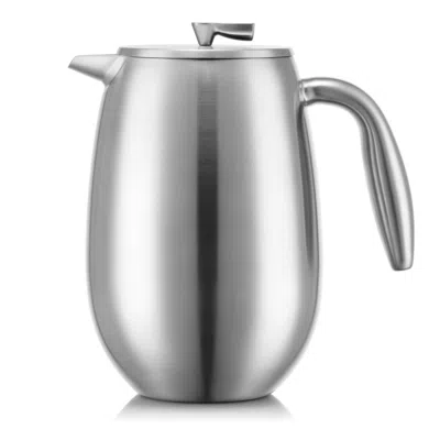 Bodum Neutrals  Columbia Coffee Maker Double Wall Matte In Silver