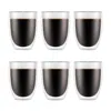 Bodum Pavina Double Wall Glasses, Set Of 6 In Transparent