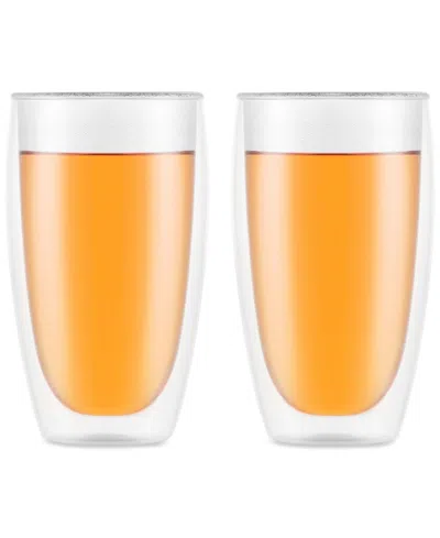 Bodum Pavina Double-walled Glass Tumblers, Set Of 2 In No Color