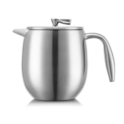 Bodum Silver  Columbia French Press Coffee Maker Double Wall Matt