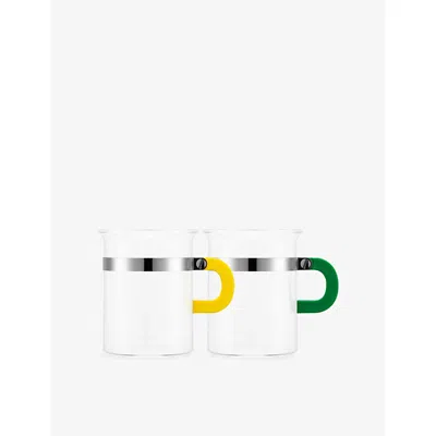 Bodum X Moma Chambord Stainless-steel Set Of Two Tea Glasses 0.3l Yellow