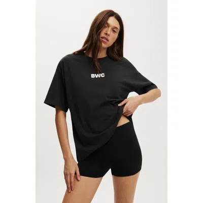 Body Active Graphic Tee In Black