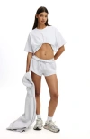 Body Active Plush Micro Short In White