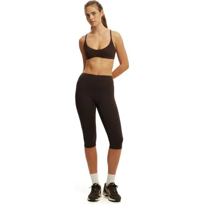 Body Active Ultra Soft Contour Capri Tight In Black