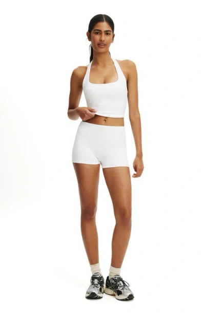 Body Active Ultra Soft Micro Shortie Short In White