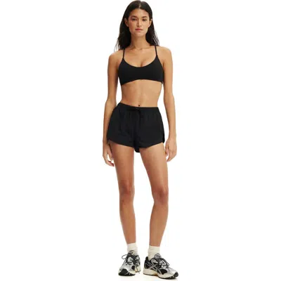 Body Active Ultra Soft Scoop V Crop In Black