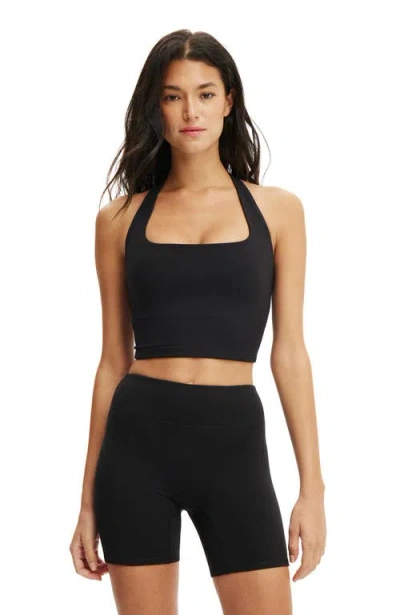 Body Active Ultra Soft T-bar Tank In Black