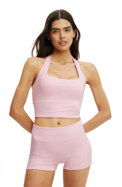 Body Active Ultra Soft T-bar Tank In Pink