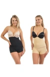 Body Beautiful 2-pack Extra High Waist Shaping Boyshorts