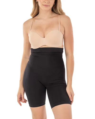 Body Beautiful High Waist Shaper With Extra Long Boy Leg In Black