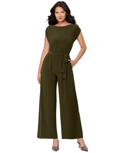 Body By Miraclesuit Women's Boat Neck Jumpsuit In Green