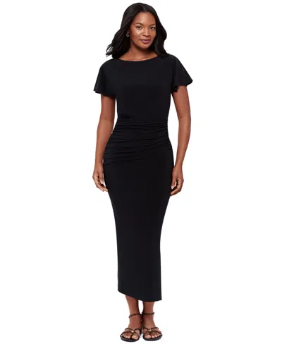 Body By Miraclesuit Women's Boat Neck Short-sleeve Dress In Black