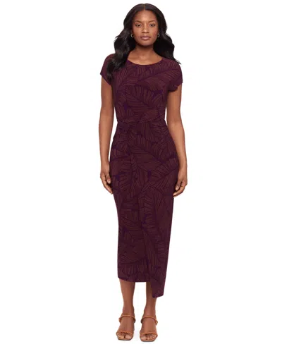 Body By Miraclesuit Women's Round Neck Short-sleeve Dress