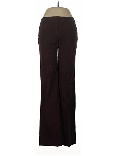 Pre-owned Body By Victoria Dress Pants In Burgundy