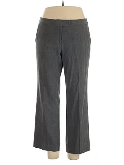 Pre-owned Body By Victoria Dress Pants In Gray