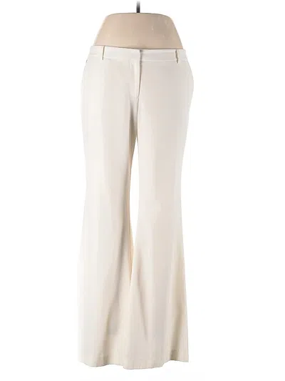 Pre-owned Body By Victoria Dress Pants In White