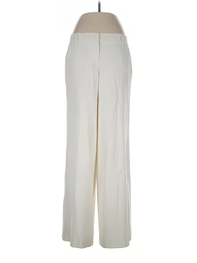 Pre-owned Body By Victoria Dress Pants In White