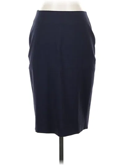 Pre-owned Body By Victoria Formal Skirt In Blue